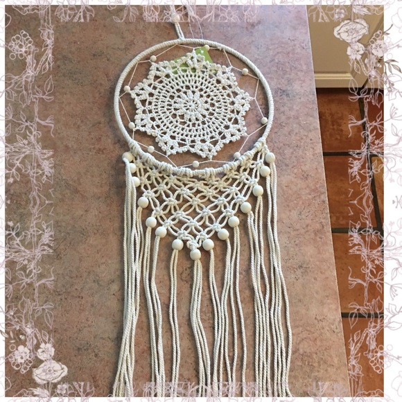 Other - Ivory crochet dream catcher